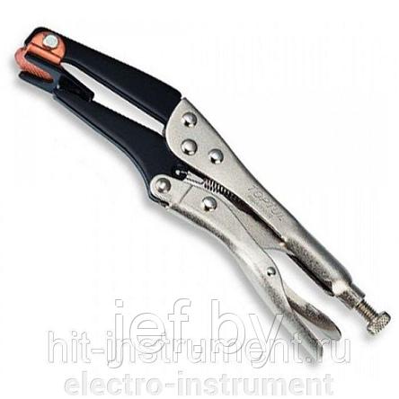 Зажим-плоскогубцы для сварки 250мм TOPTUL DMAH1A10, фото 2