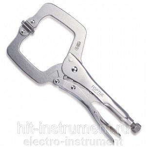 Зажим-струбцина C поворотными упорами 280мм TOPTUL DMAA1A11, фото 2