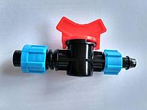 Стартовый кран с поджимом IS0012 для капельной ленты 16мм (упаковка 50 шт) SPEC 2000135050015, фото 2
