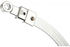 Ключ накидной удлиненный изогнутый в наборе со сменными насадками 15 предметов ROCKFORCE RF-40131515, фото 2