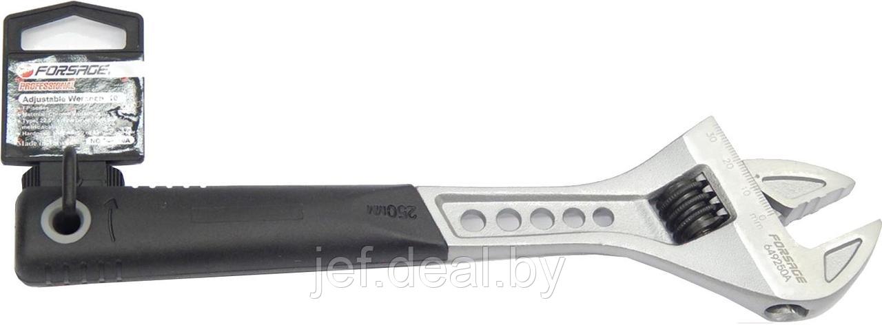 Ключ разводной с резиновой рукояткой захват 33мм 300мм FORSAGE F-649300A