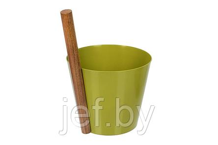 Бадья из алюминия 5 л, оливковая БАННЫЕ ШТУЧКИ 41282, фото 2