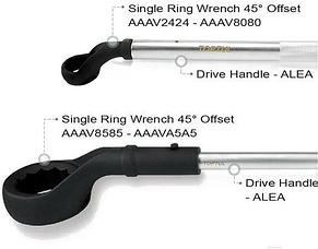 Ключ ударный накидной 70мм TOPTUL AAAV7070, фото 2
