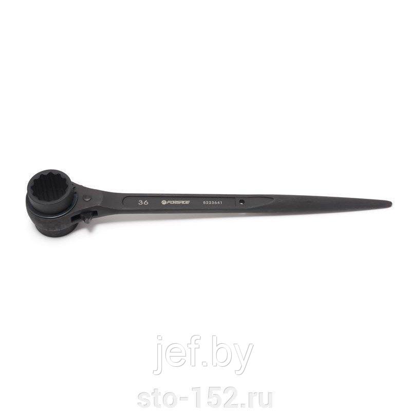 Ключ трещоточный ступичный усиленный 27х30мм FORSAGE F-8222730