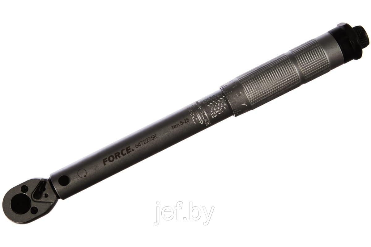 Ключ динамометрический 3/8"DR 5-25Nm FORCE 6473275K