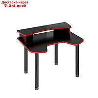 Стол с надстройкой "СКЛ Игр120МО", 1200 × 900 × 945 мм, цвет чёрный