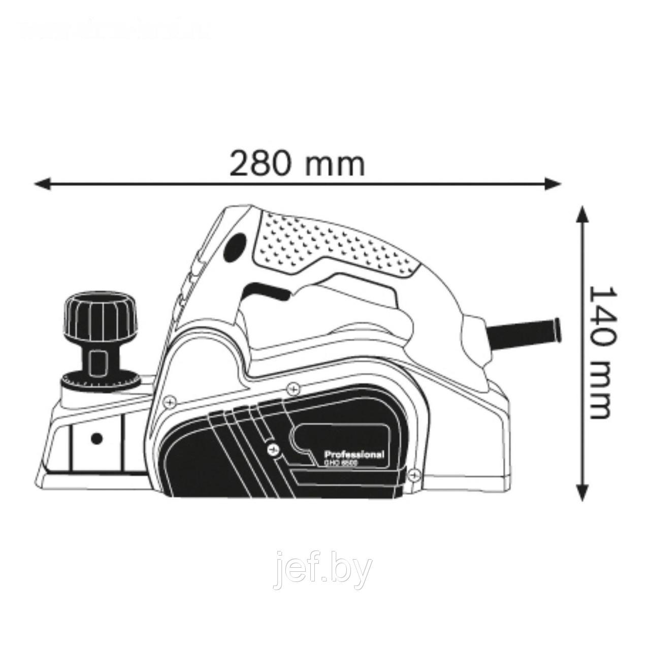 Рубанок электрический GHO 6500 (650 Вт) BOSCH 0601596000 - фото 4 - id-p195486976