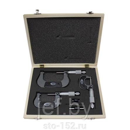 Набор микрометров 3 предмета в футляре ROCKFORCE RF-5096P03, фото 2