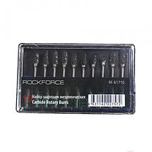 Набор шарошек металлических по металлу PROFI 10 предметов ROCKFORCE RF-61710, фото 3