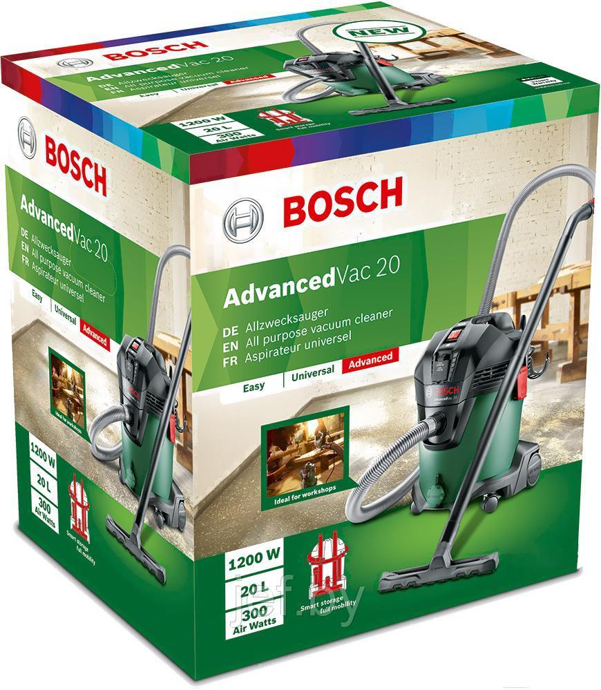 Пылесос ADVANCEDVAC 20 (1200 Вт, 20 л, класс: L, самоочистка: нет) BOSCH 06033D1200 - фото 3 - id-p195487089