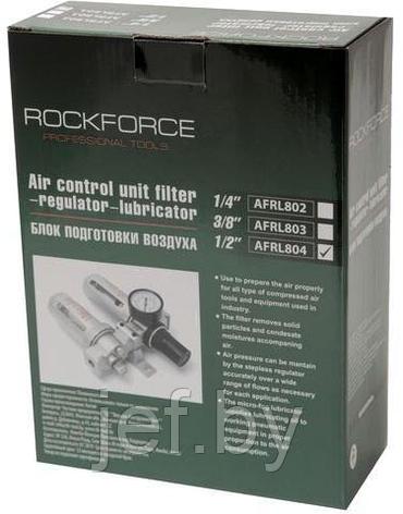 Блок подготовки воздуха для пневмосистемы 3/8" ROCKFORCE RF-AFRL803, фото 2