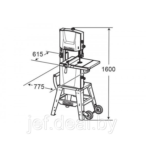 Станок ленточнопильный деревообрабатывающий LB1200F MAKITA LB1200F - фото 2 - id-p195484917