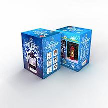 Декоративный фонарь с эффектом снегопада и подсветкой снеговики белый NEON-NIGHT 501-061, фото 3