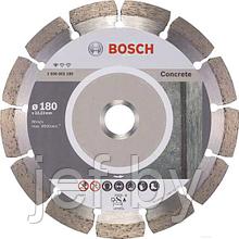Алмазный круг 180х22 мм по бетону сегмент. STANDARD FOR CONCRETE сухая резка BOSCH 2608602199