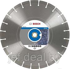 Алмазный круг 350х20/25.4 мм по камню сегмент. STANDARD FOR STONE сухая/мокрая резка BOSCH 2608602603, фото 2