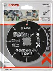 Круг отрезной 115х1.0x22.2 мм для дерева X-LOCK CARBIDE MULTI WHEEL BOSCH 2608619283, фото 2