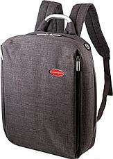Сумка-рюкзак универсальная(жесткий каркас,утолщенные стенки для защиты ноутбука) ROCKFORCE RF-CX010B, фото 2