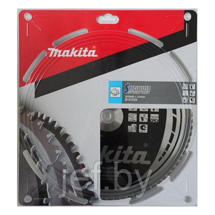 Диск пильный 355х30 мм 80 зубьев MAKITA B-31522, фото 2