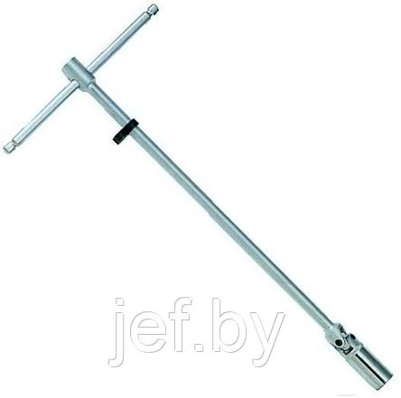 Ключ свечной, магнитный с крестовым карданом,12-гранный L=300мм S=20,6мм 3/8" FORCE 807330020.6UM, фото 2