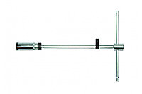 Ключ свечной, магнитный с шаровым карданом, 12-гранные L=300мм S=14мм 3/8" FORCE 807330016BM