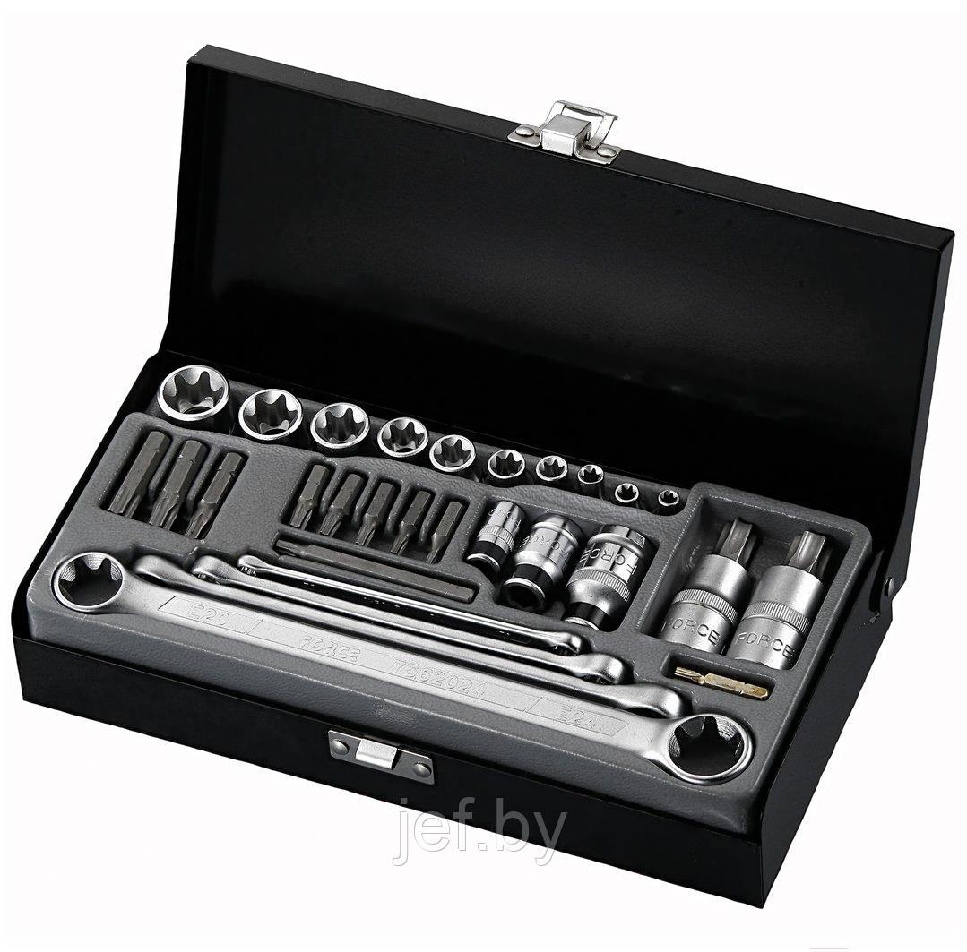 Набор звездочек 30 предметов 1/4" FORCE 2303