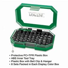 Набор бит 1/4" с магнитным держателем TOPTUL TOPTUL GACW3502S, фото 2