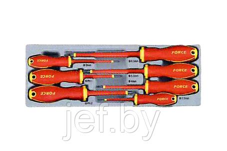 Набор диэлектрических отверток 7 предметов FORCE 20715N, фото 2