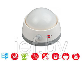 Светильник светодиодный декоративный NL 02 BS (2 LED, 60 Лм, на батарейках, датчик темноты и движения)
