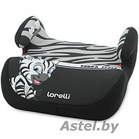 Автокресло Lorelli (Bertoni) Topo Comfort 2020 (серый/черный, зебра) Zebra Grey White (бустер)