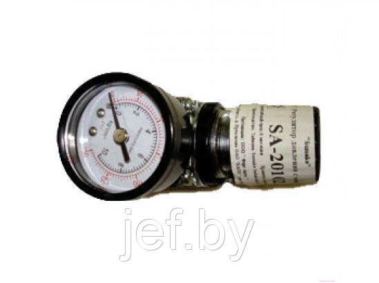 Регулятор давления 1/4с манометром алюминиевый SUMAKE SA-2001A, фото 2