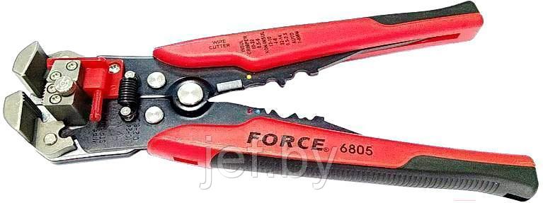 Универсальные зачистные клещи проводов и обжима контактов L=210мм FORCE 6805A