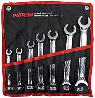 Набор ключей разрезных 7 предметов PATRON P-5082P