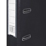 Папка-регистратор PP 50мм черный, метал.окантовка/карман, собранная, фото 7