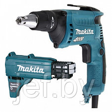 Шуруповерт FS 4000 JX2 в кейсе + аксессуары 570 Вт MAKITA FS4000JX2, фото 3