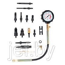 Тестер компрессии дизельного двигателя (0-70 BAR) 15пр. PREMIUM FORSAGE F-913G1HD, фото 2