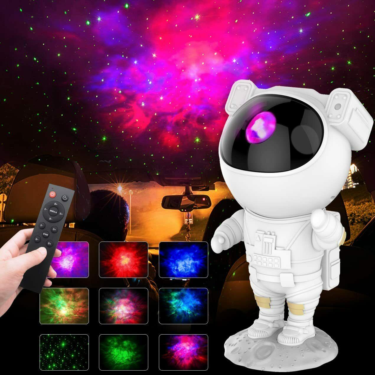 Ночник проектор игрушка Astronaut Starry Sky Projector с пультом ДУ