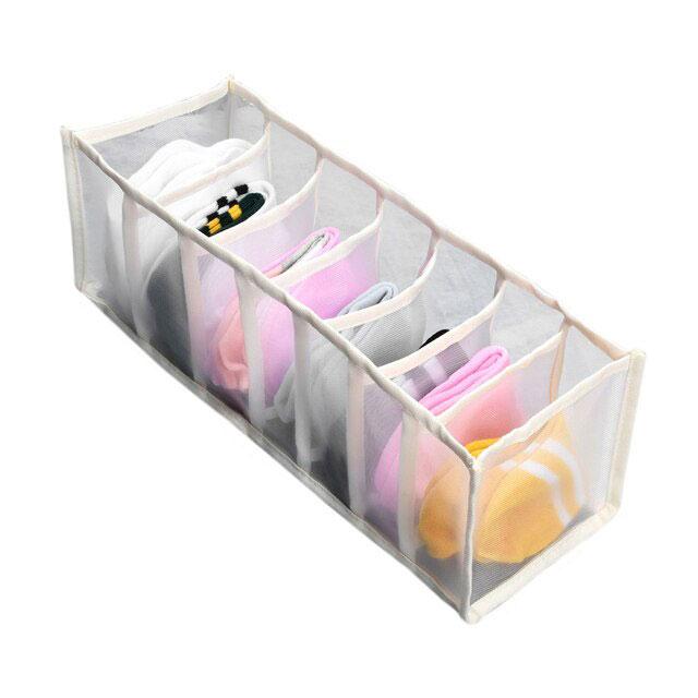 Органайзер для шкафа или комода - коробка для хранения одежды (нижнего белья, вещей), размер 32х12х12,5см, 7 - фото 2 - id-p195492550