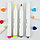 Фломастеры 12 цветов со штампиками в пластиковом футляре, фото 6