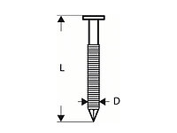 Гвозди для GSN 90-21 RK sn21rk 60rg 4000шт BOSCH 2608200036