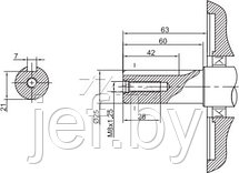 Двигатель 13.0 л.с. бензиновый ASILAK SL-188F-D25, фото 3