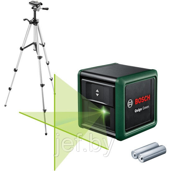 Нивелир лазерный Quigo Green Basic с держателем в коробке BOSCH 0603663C02 - фото 3 - id-p195444789