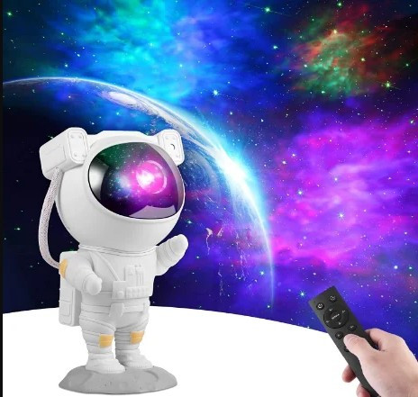 Ночник проектор игрушка Astronaut Starry Sky Projector с пультом ДУ - фото 4 - id-p195492923