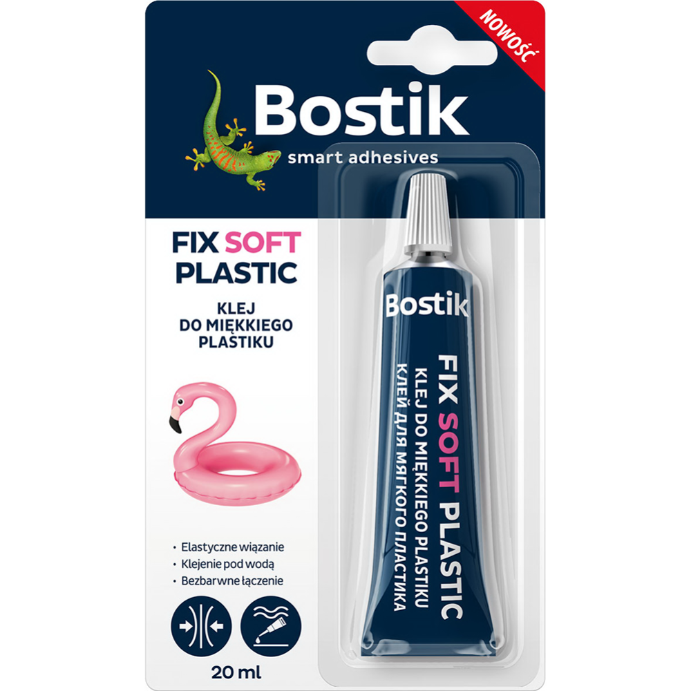 Клей Bostik для мягкого пластика Fix Soft Plastic 20 мл