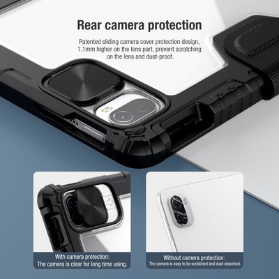 Защитный чехол Nillkin Bumper Leather Case Pro Черный для Xiaomi Pad 5 - фото 4 - id-p195492954