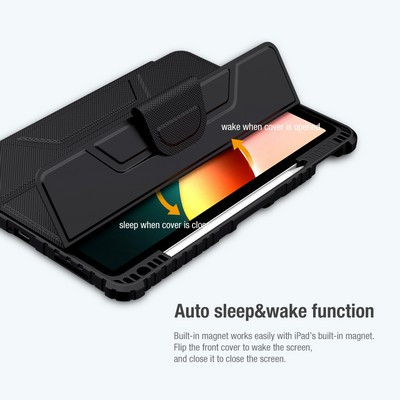 Защитный чехол Nillkin Bumper Leather Case Pro Черный для Xiaomi Pad 5 - фото 6 - id-p195492954