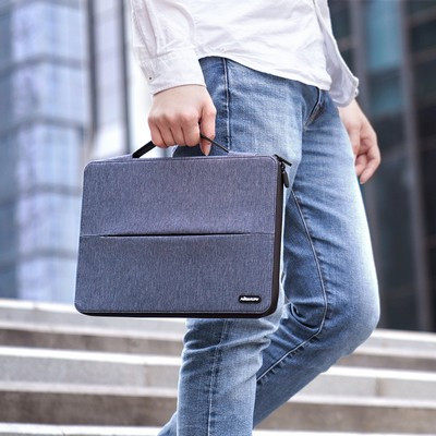 Чехол для ноутбука с подставкой Nillkin Commuter Multifunctional Laptop Sleeve 14 дюймов Синий - фото 8 - id-p195492948