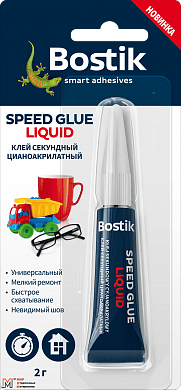 Клей Bostik секундный Speed Glue Liquid  2гр, фото 2