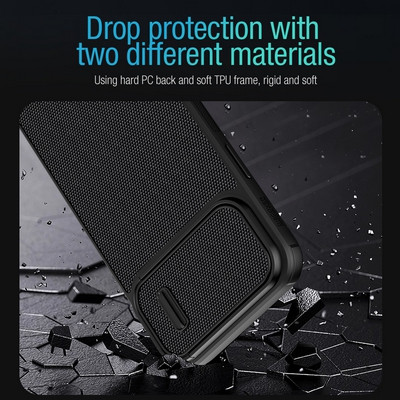 Чехол пластиной Magsafe Nillkin Textured S Magnetic Case Черный для Apple iPhone 14 Plus - фото 5 - id-p195493077