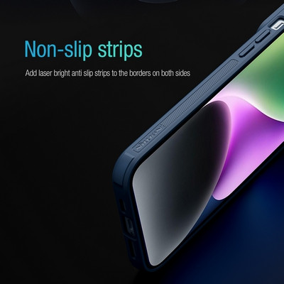 Чехол пластиной Magsafe Nillkin Textured S Magnetic Case Черный для Apple iPhone 14 Plus - фото 9 - id-p195493077