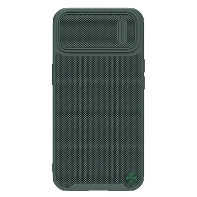 Чехол пластиной Magsafe Nillkin Textured S Magnetic Case Зеленый для Apple iPhone 14 Plus - фото 1 - id-p195493079